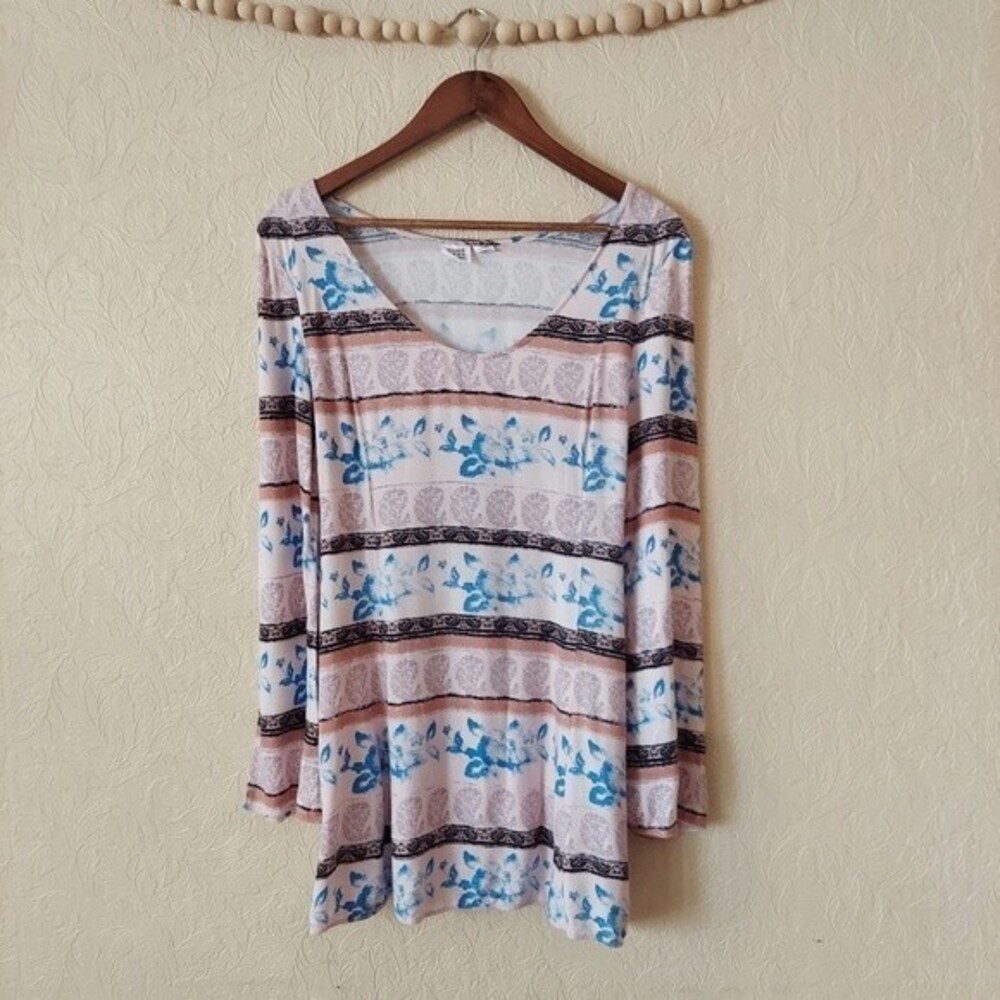 Some Days Lovin’ Patterned Tie Waist Dress XS